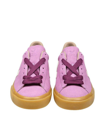 Sneakers Campo In Camoscio Colore Mulberry