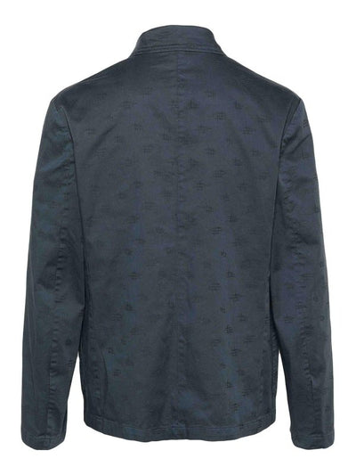 Giacca-camicia Con Monogramma Jacquard