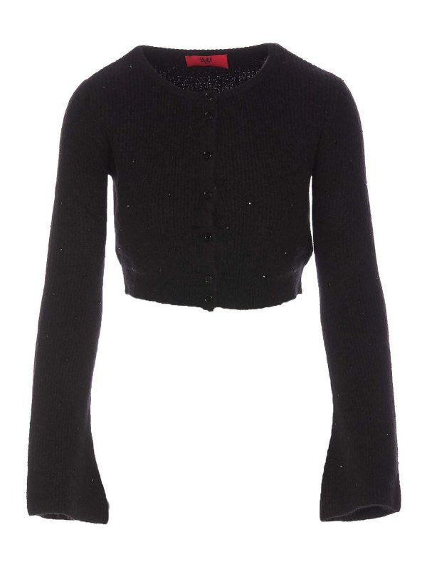 Cardigan Strass Nero