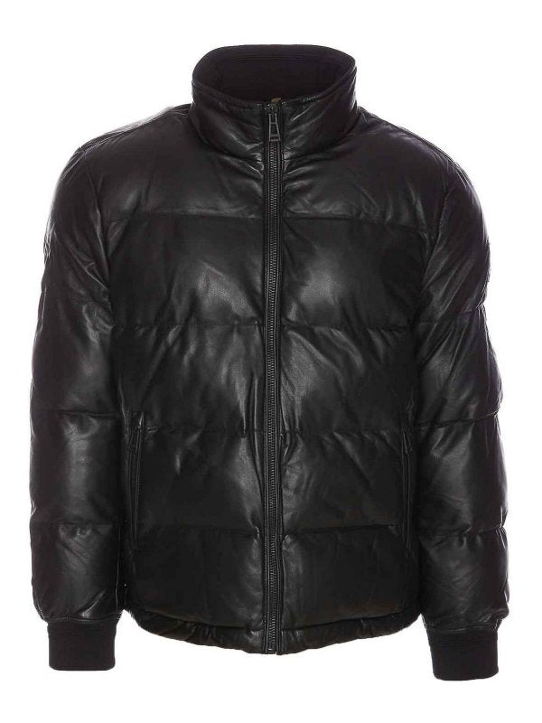 Bomber In Similpelle Nera