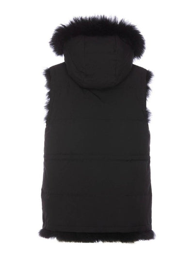 Gilet Reversibile Nero Un Lato