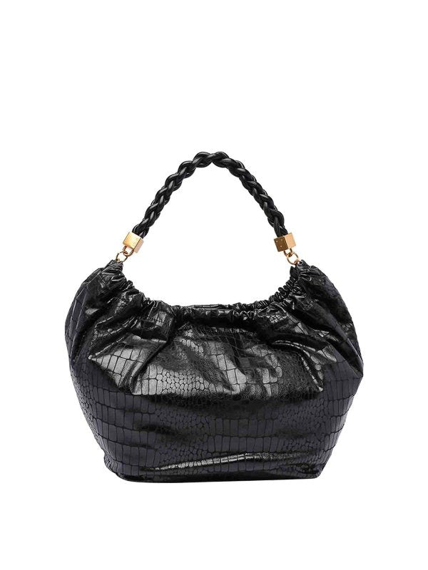 Borsa Hobo Grande Con Logo