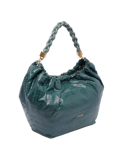 Borsa Hobo Grande Con Logo