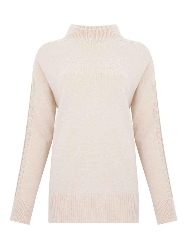 Maglione Dolcevita In Cashmere E Lana