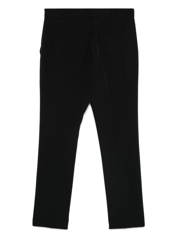 Pantaloni Elasticizzati Con Piega Stirata