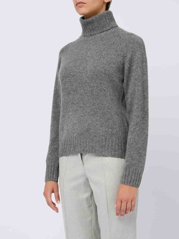 Maglione In Cashmere A Collo Alto