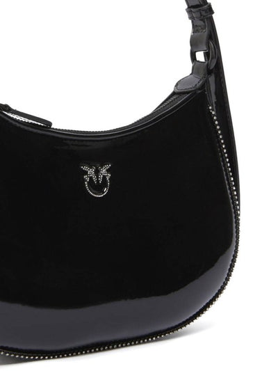 Mini Borsa Mezza Luna In Pelle