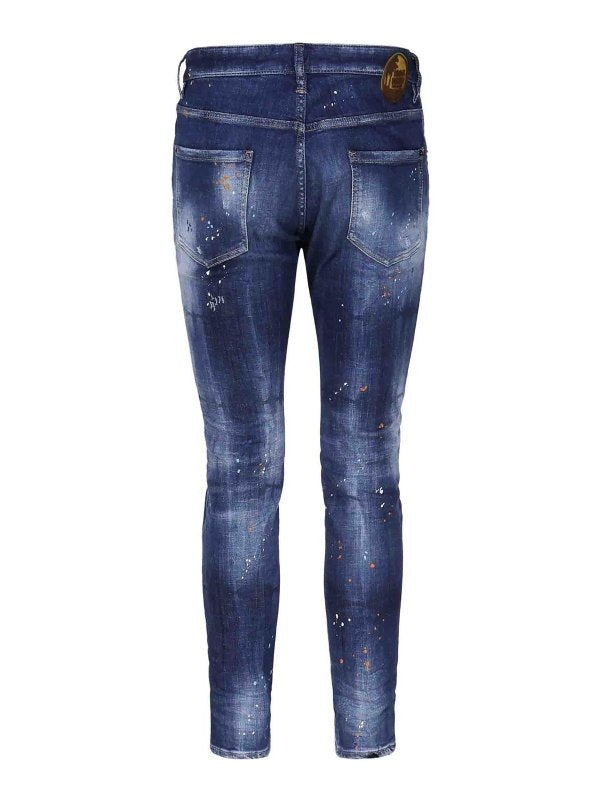 Jeans In Denim Di Cotone