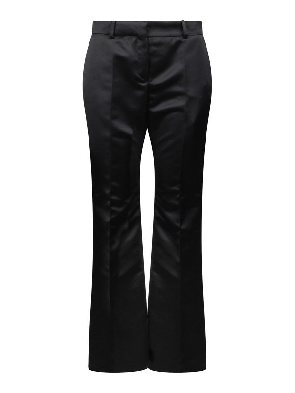 Pantaloni Flare Satinati