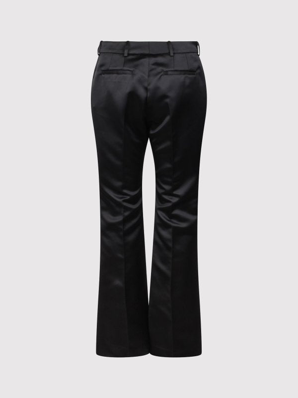 Pantaloni Flare Satinati