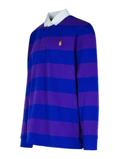 Polo Rugby In Cotone Viola