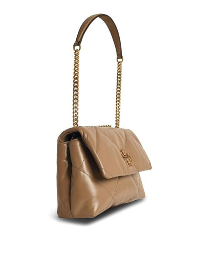 Borsa A Tracolla Picola In Pelle Beige