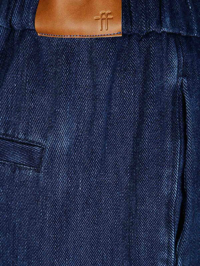 Pantalone Palazzo In Denim