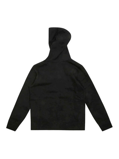 Ls Po Hood-tops-knit