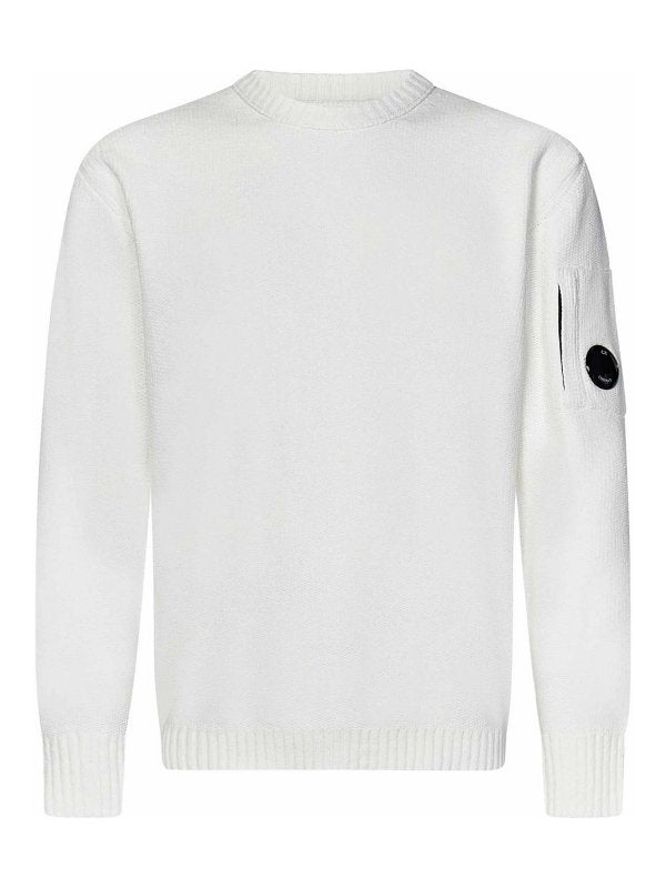 Maglione Girocollo Bianco