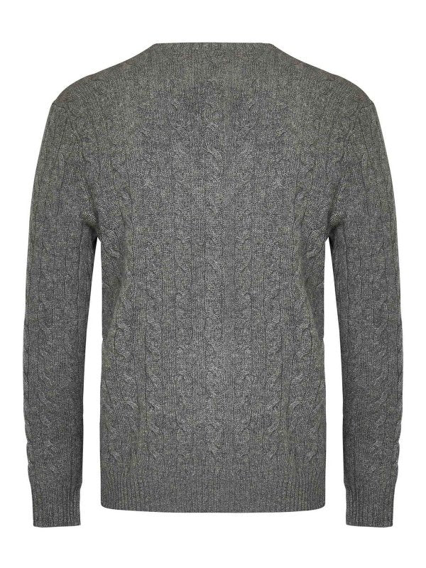 Maglione Girocollo Grigio