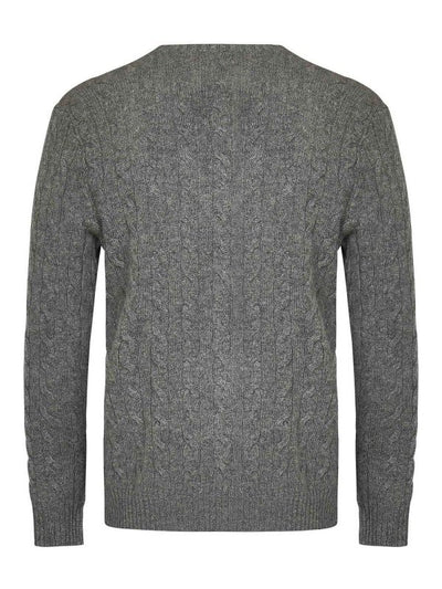 Maglione Girocollo Grigio