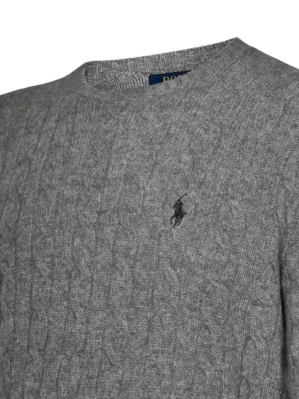 Maglione Girocollo Grigio