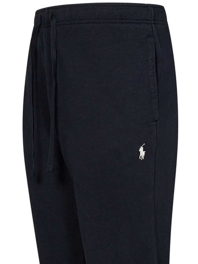 Pantaloni Da Jogging In Cotone Loopback Nero