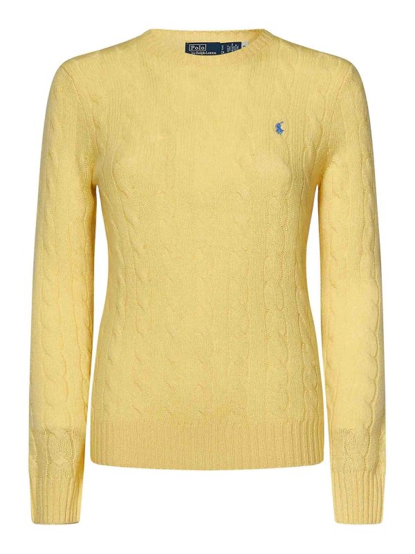 Maglione Girocollo Giallo