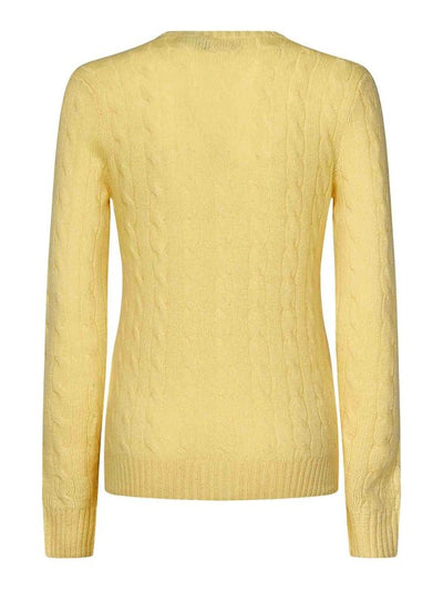 Maglione Girocollo Giallo