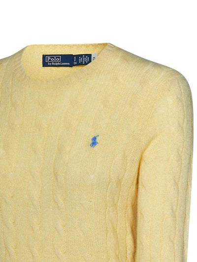 Maglione Girocollo Giallo