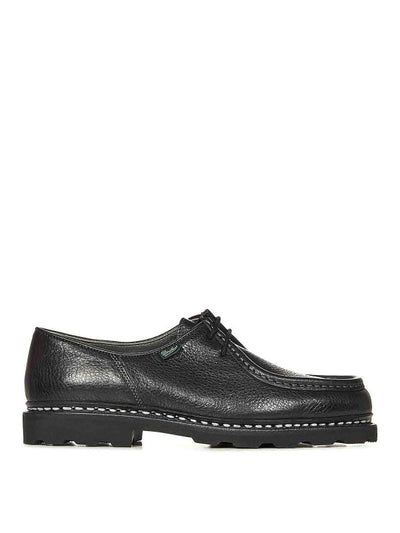 Scarpe Derby Michael In Pelle Di Cervo Nera