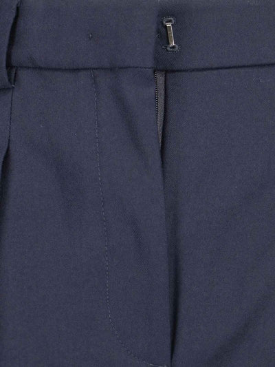 Pantaloni Dritti Con Pinces