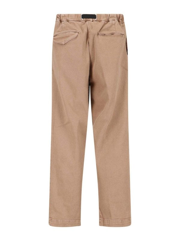 Pantaloni Dritti Con Cintura