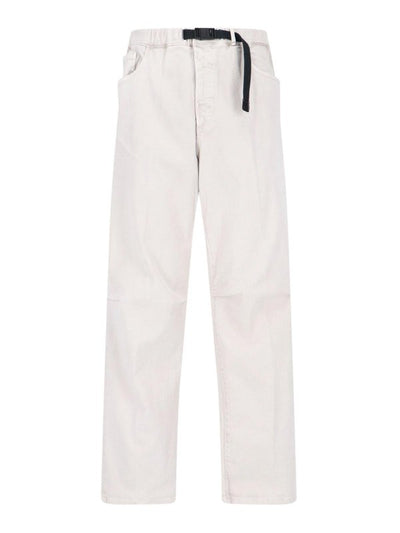 Pantaloni Dritti Con Cintura