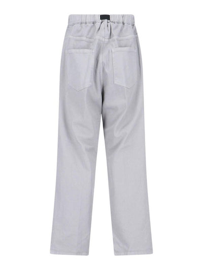 Pantaloni Dritti Con Cintura