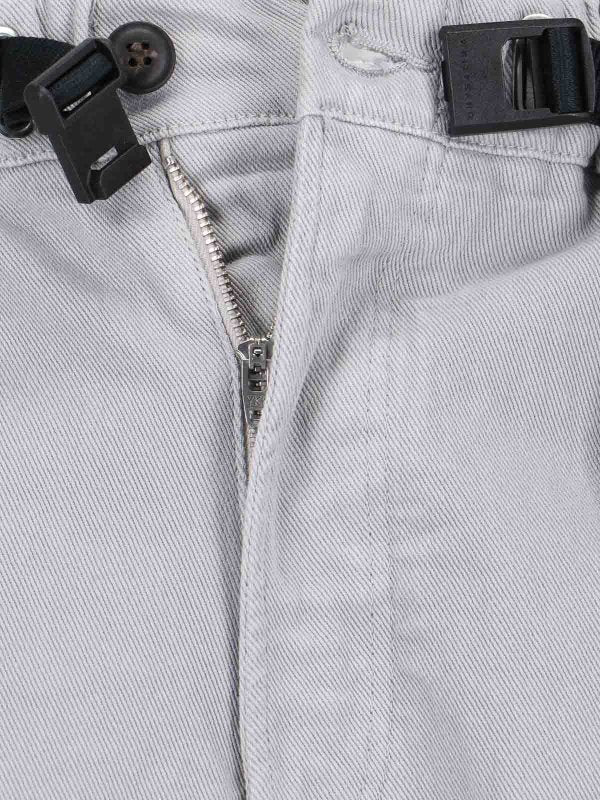 Pantaloni Dritti Con Cintura