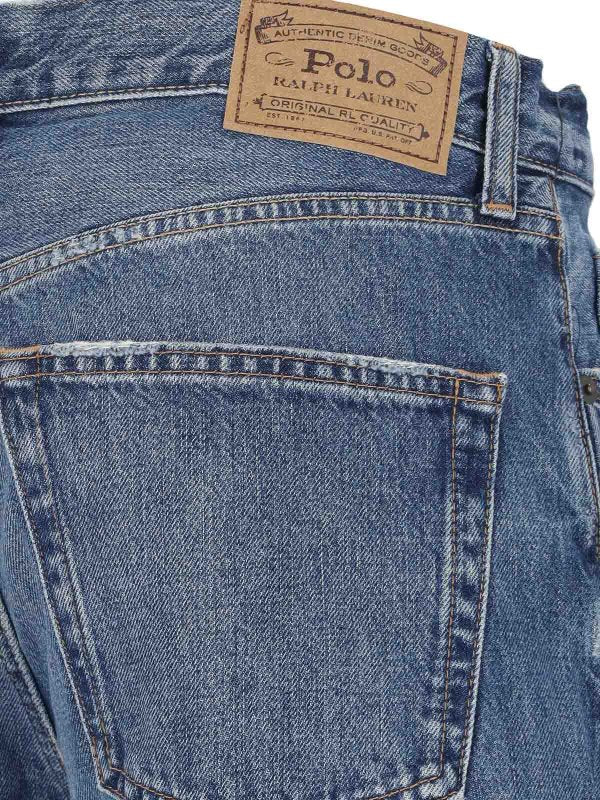 Jeans Dritti Distrutti