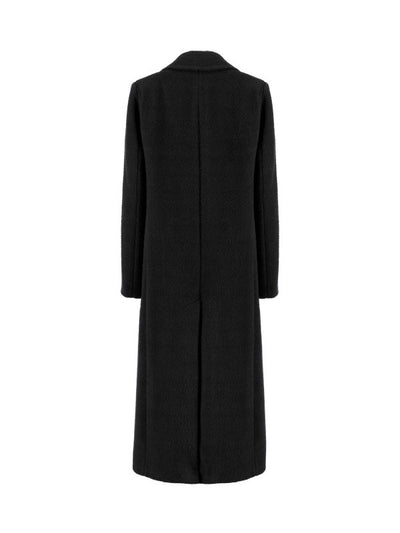 Cappotto A Polo Lungo Nero