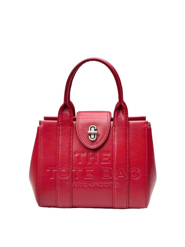 The Mini Tote In Pelle Colore Rosso