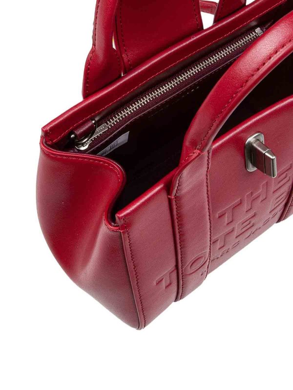 The Mini Tote In Pelle Colore Rosso