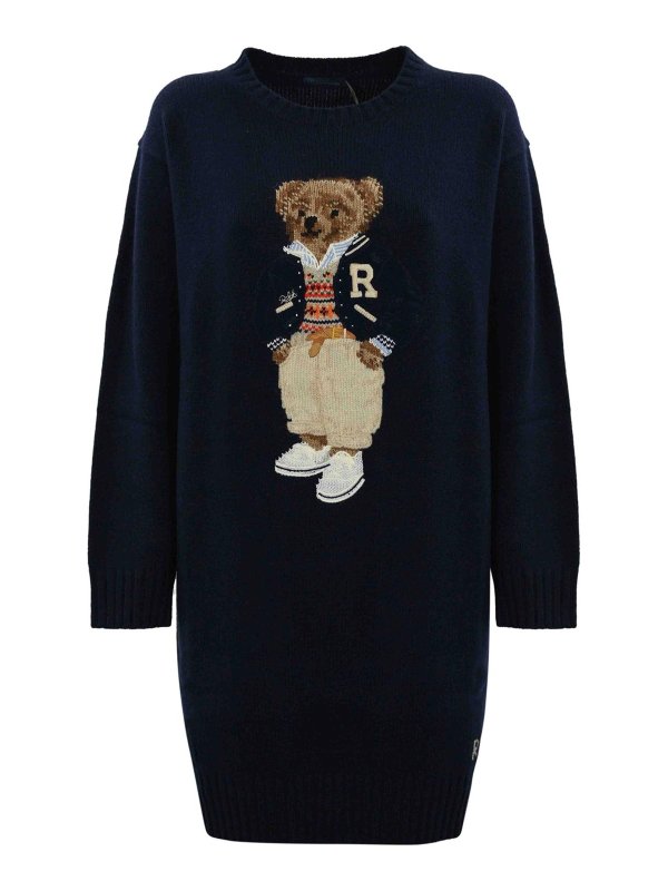 Abito Polo Bear In Lana E Cashmere