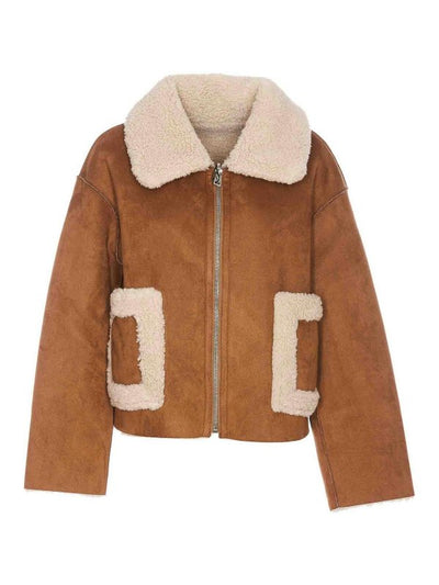 Vera Shearling Aviatore