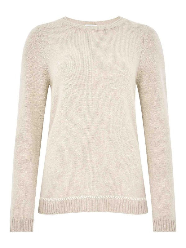 Maglia Girocollo In Cashmere