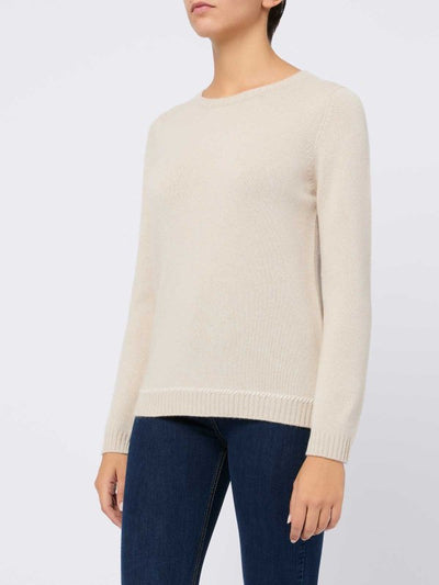 Maglia Girocollo In Cashmere