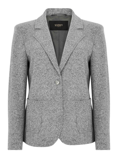 Blazer Monopetto In Lana