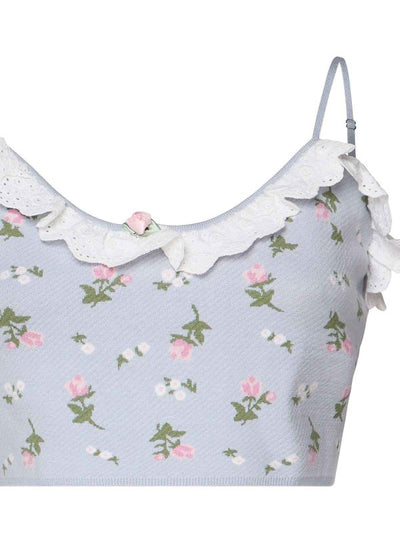 Top Corto In Maglia Amalia