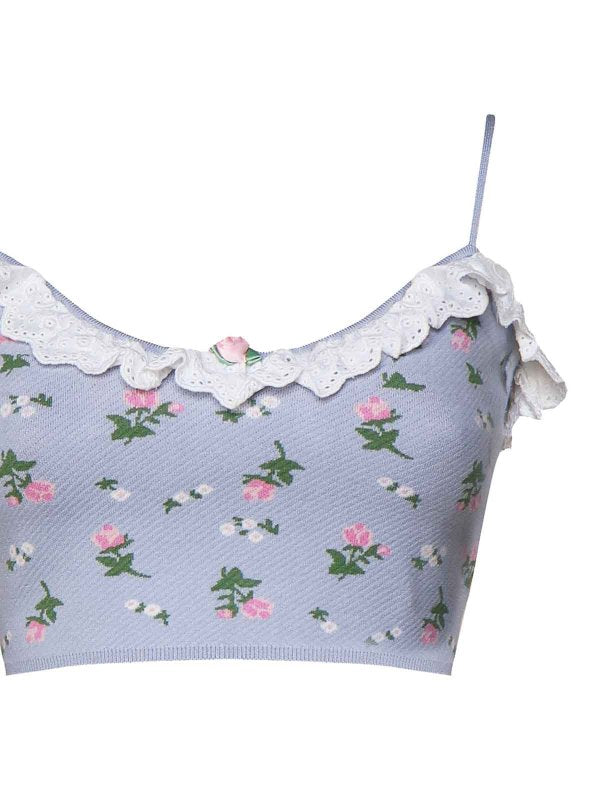 Top Corto In Maglia Amalia