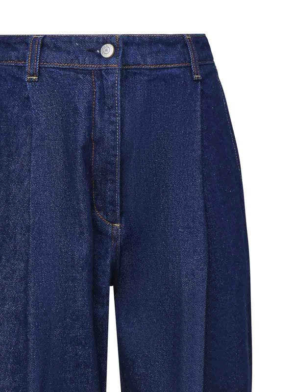 Pantaloni In Cotone Denim