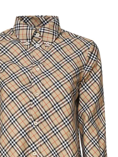 Camicia In Cotone A Quadri