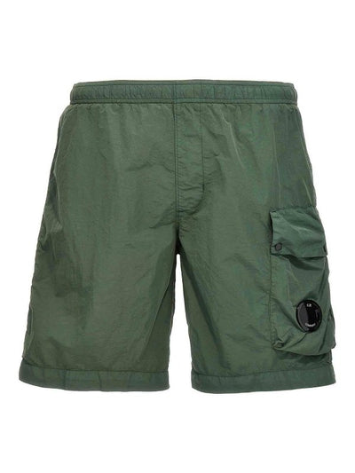 Logo Badge Cargo Swim Shorts