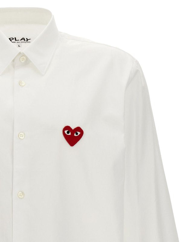 Camicia Con Toppa Con Logo