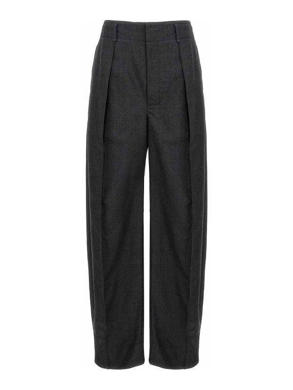 Pantaloni Sartoriali Dal Volume Curvo