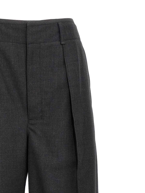 Pantaloni Sartoriali Dal Volume Curvo