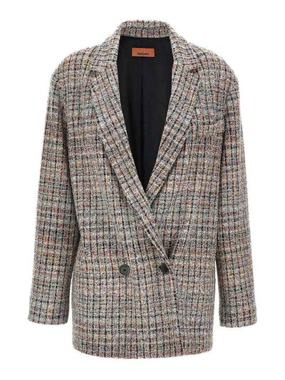 Blazer Doppiopetto Boucl